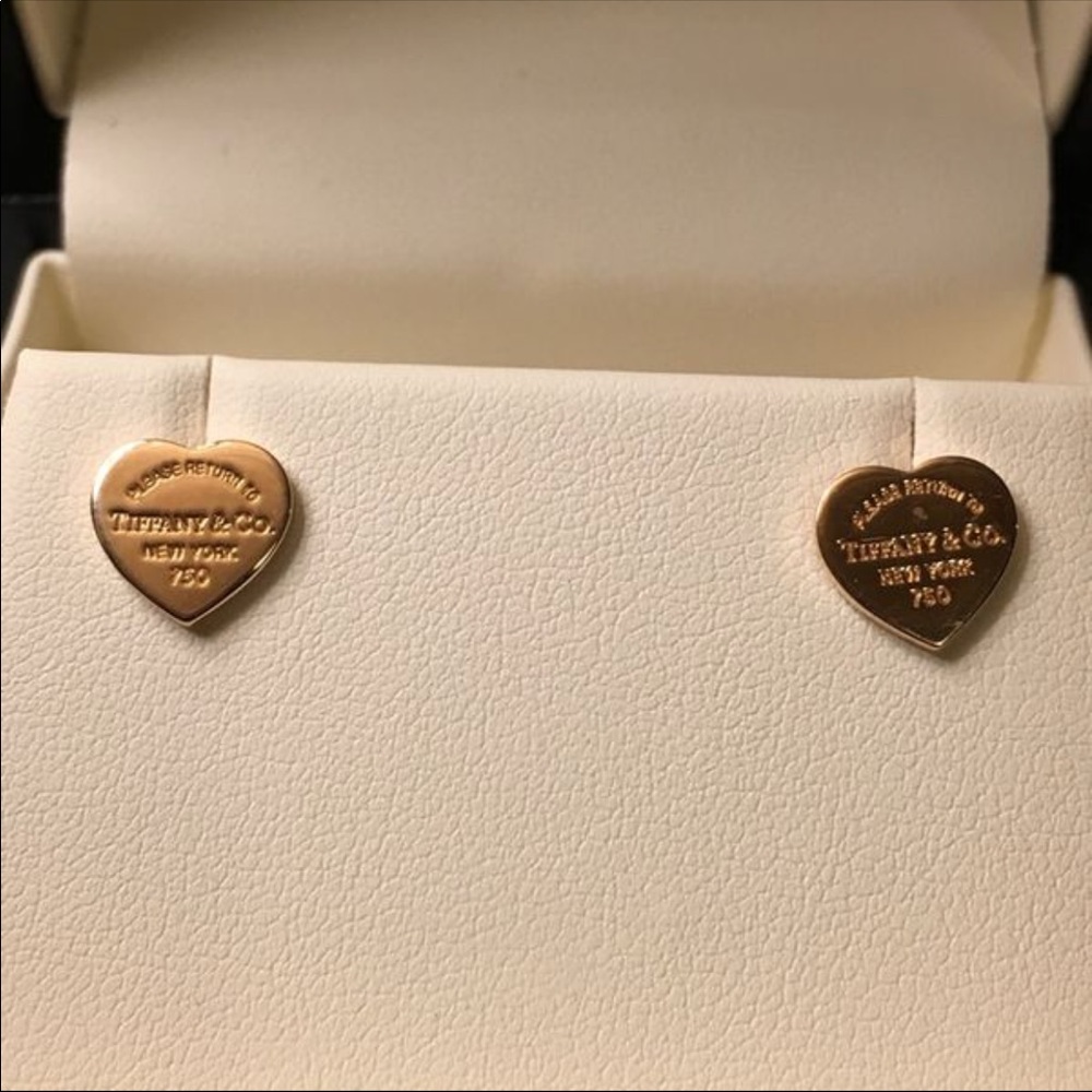 Authentic Rose Gold Tiffany & Co Earrings
